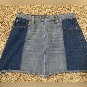 Women’s Forever 21 Denim Mini Jean Skirt Size Medium